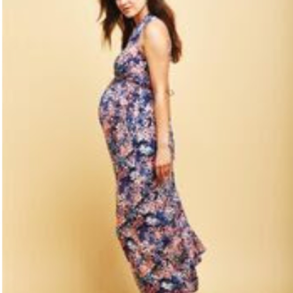 Empire Seam Maternity Dress